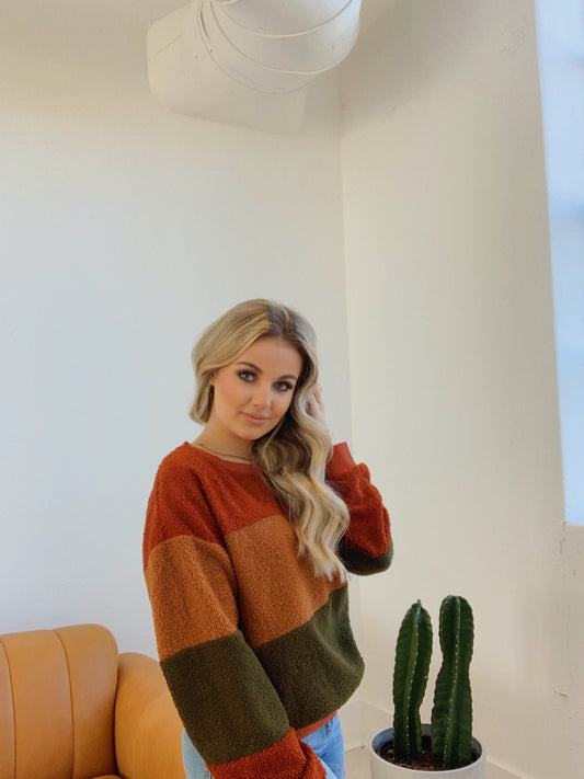 FALL BLOCK SWEATSHIRT