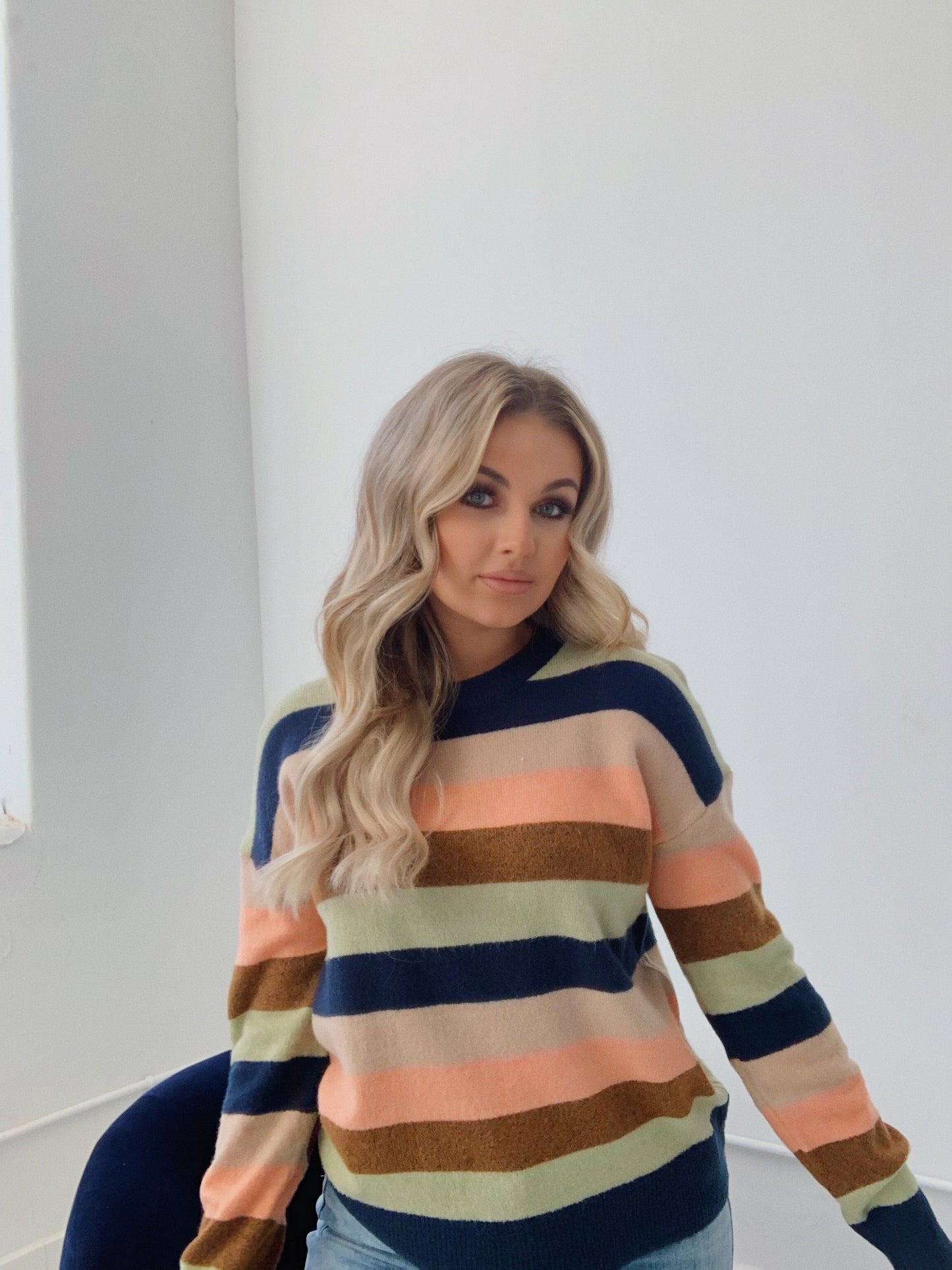 MULTI STRIPE SWEATER